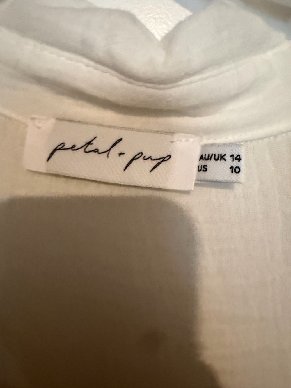 Button-Front white Maxi Dress - Picture 2 of 3